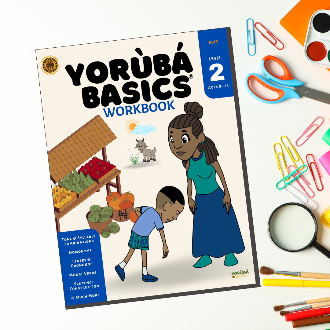 YORUBA BASICS® WORKBOOKS FOR BEGINNERS  - LEVEL 2  |  8 to 13yrs