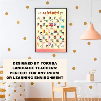 Yoruba Language Foundation Posters - (Pack of 5 - 11 x 17 inch)