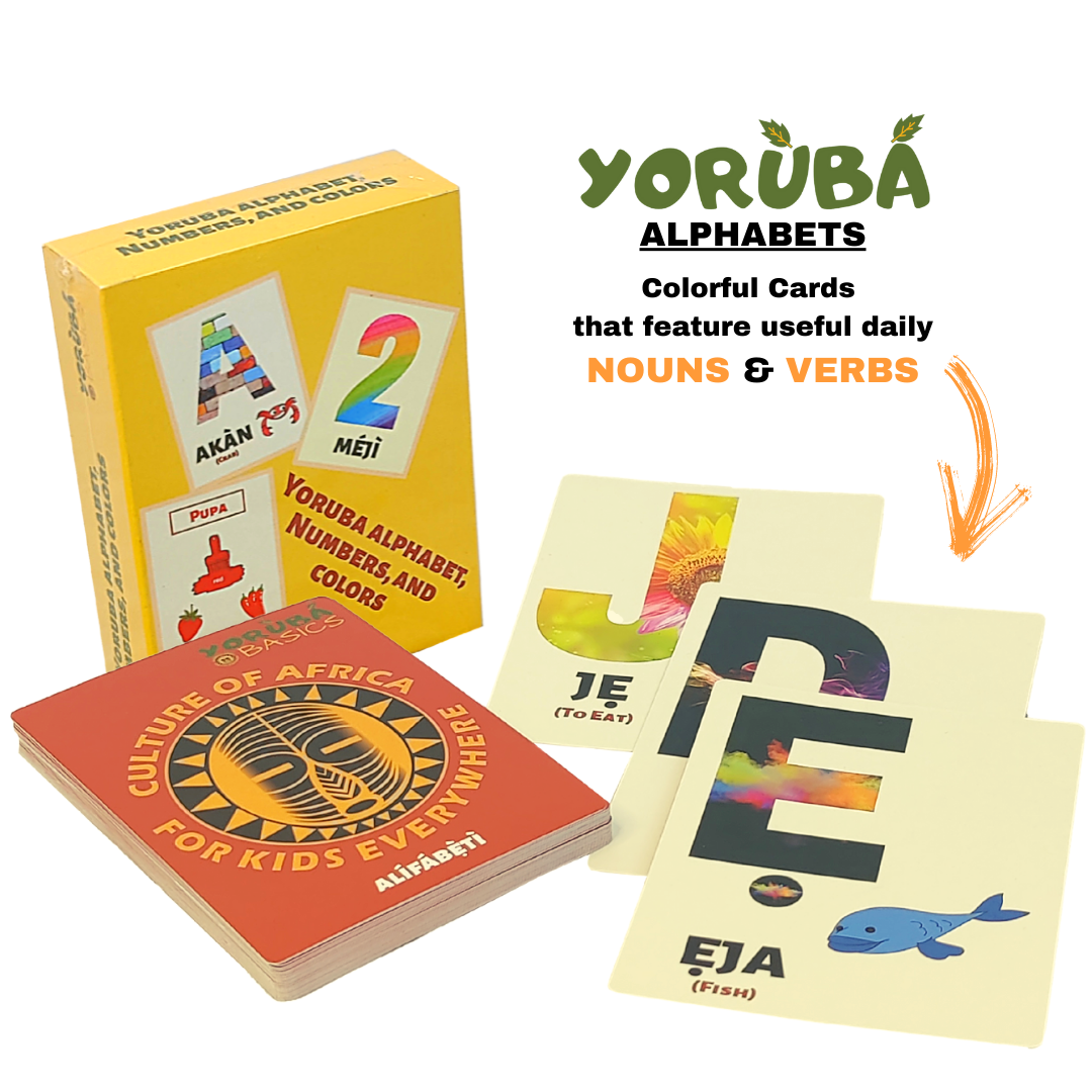 YORUBA BASICS® FLASH CARDS 8  |  3-in-1 Learning Decks