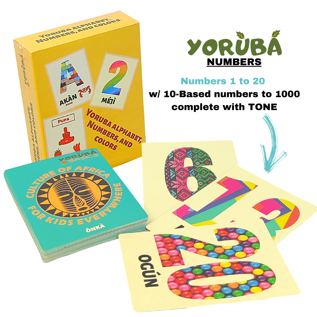 YORUBA BASICS® FLASH CARDS 8  |  3-in-1 Learning Decks